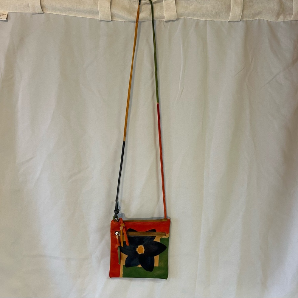 Genuine leather Astore Venezia Italian leather crossbody bag